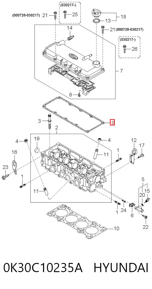 Прокладка крышки двигателя Korea (oem) N40306OEM цена, от 2.80 USD
