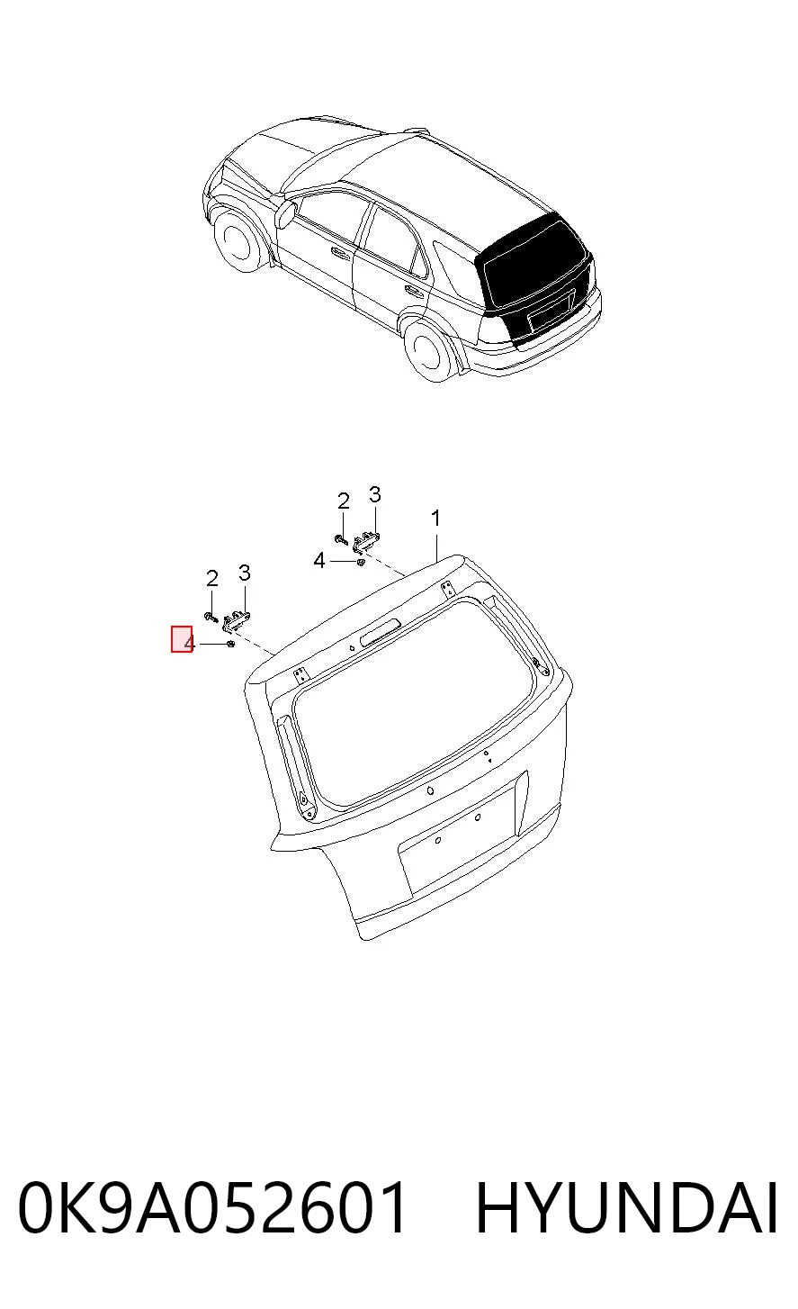 0K9A052601 Hyundai/Kia