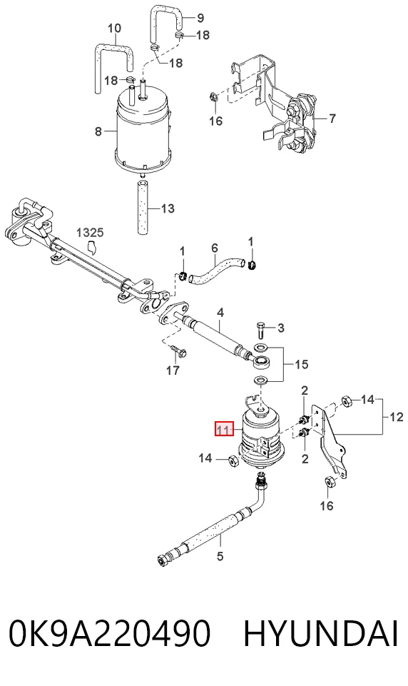 Купить MB868457 Chrysler Фильтр-отстойник топлива грубой очистки