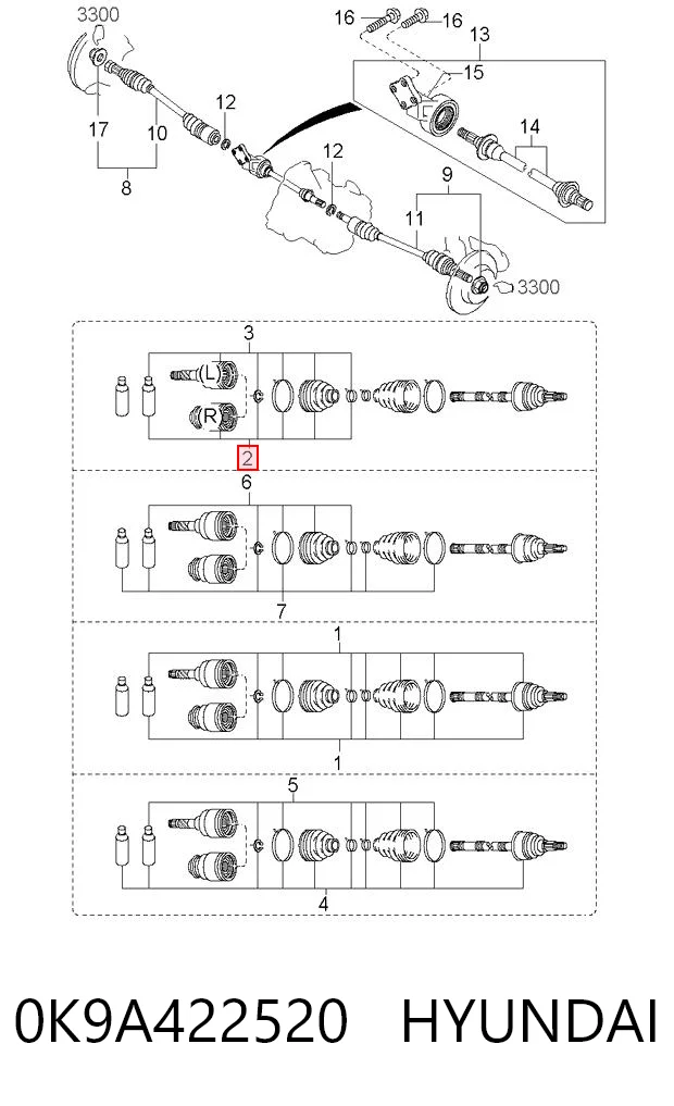 0K9A422520 Hyundai/Kia