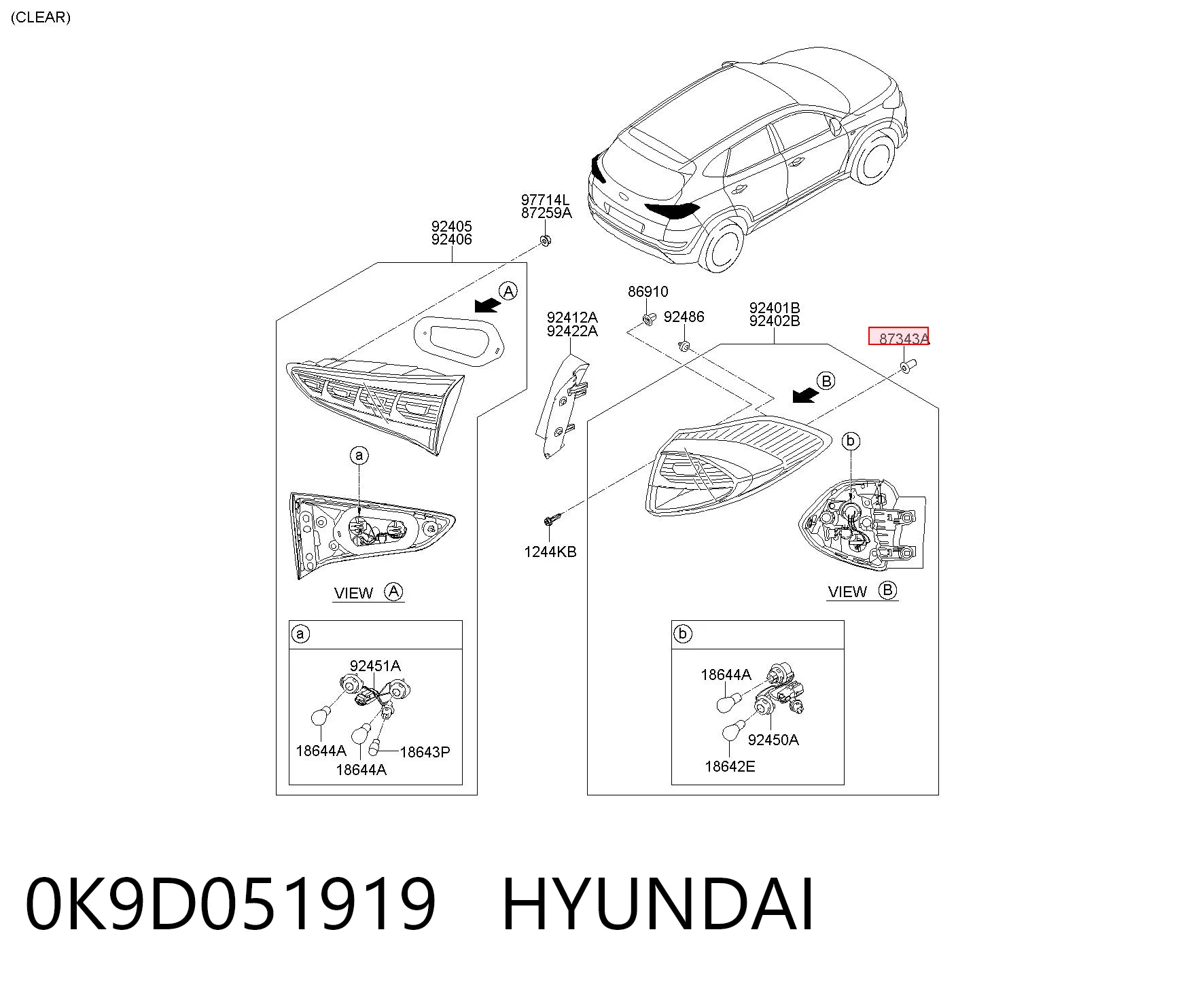 0K9D051919 Hyundai/Kia 