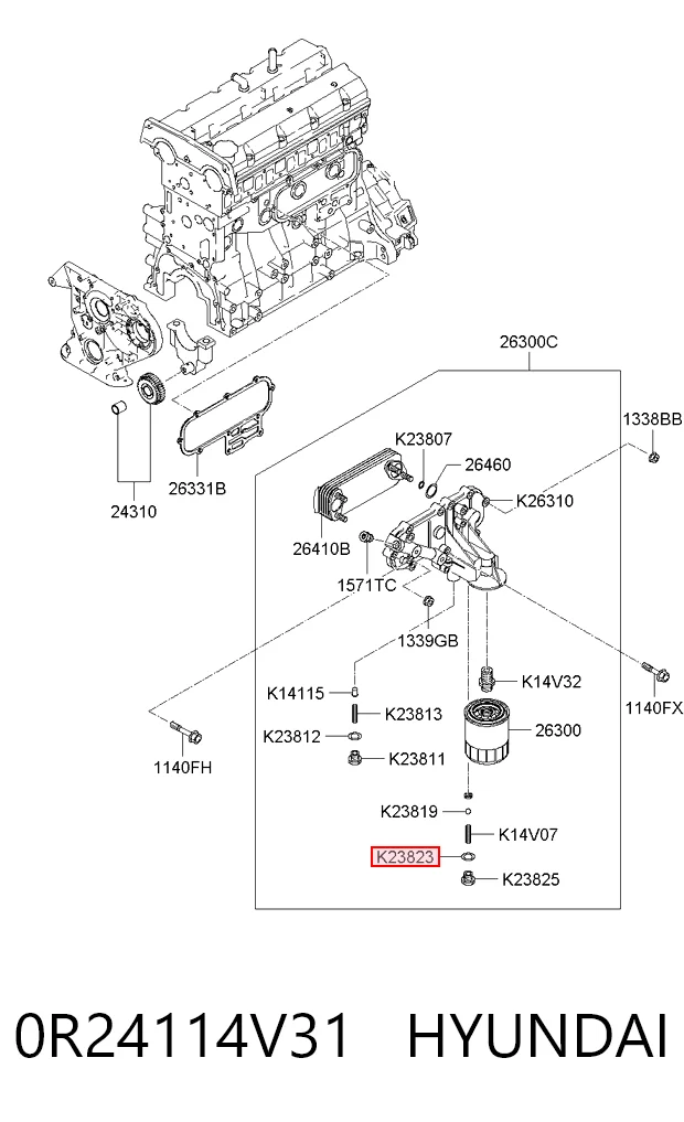 0R24114V31 Hyundai/Kia