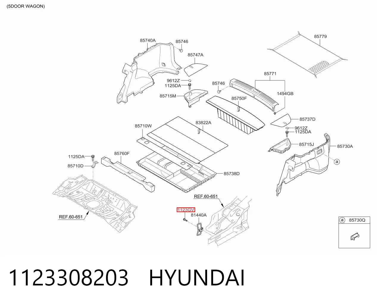 1123308203 Hyundai/Kia Болт крепления маховика