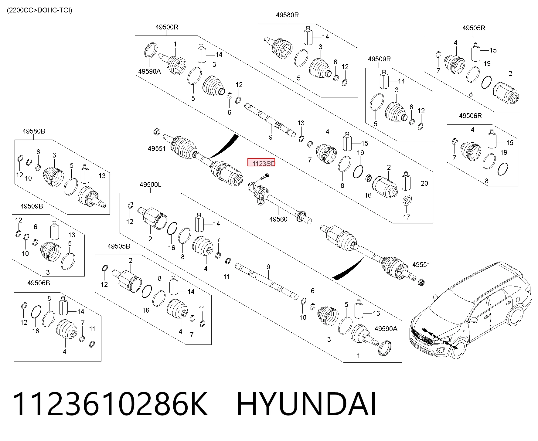 1123610286K Hyundai/Kia 