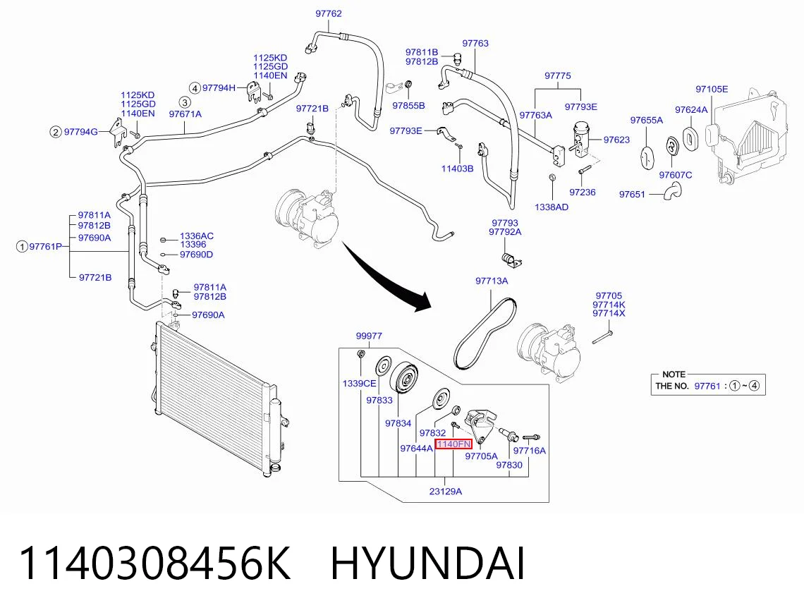 1140308456K Hyundai/Kia 
