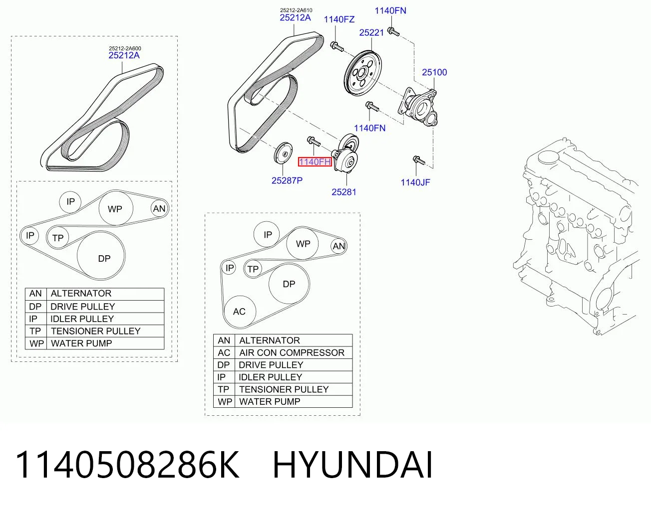 1140508286K Hyundai/Kia