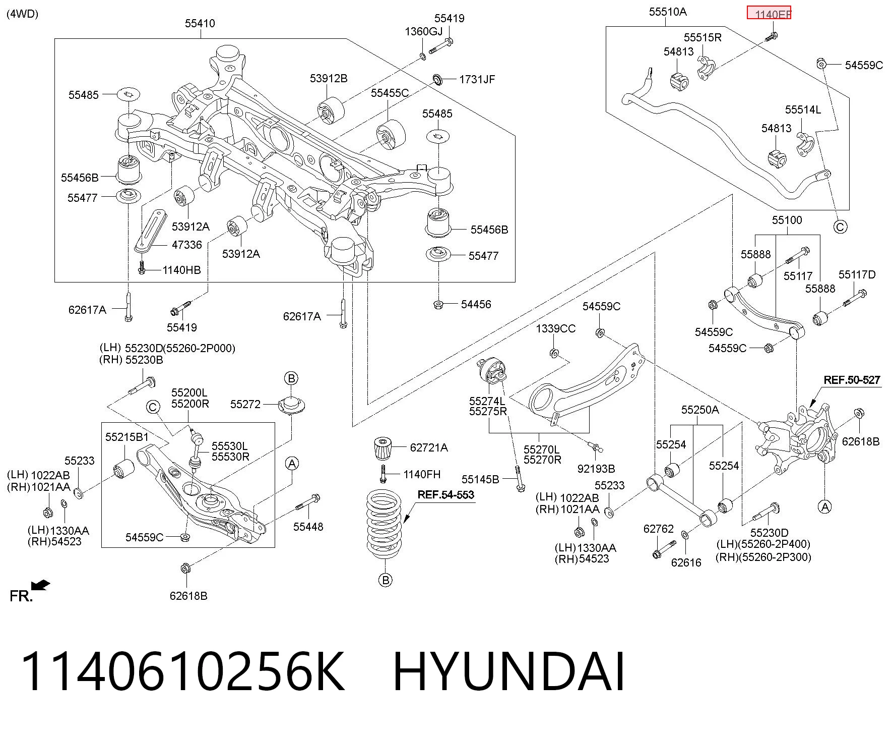 1140610256K Hyundai/Kia 