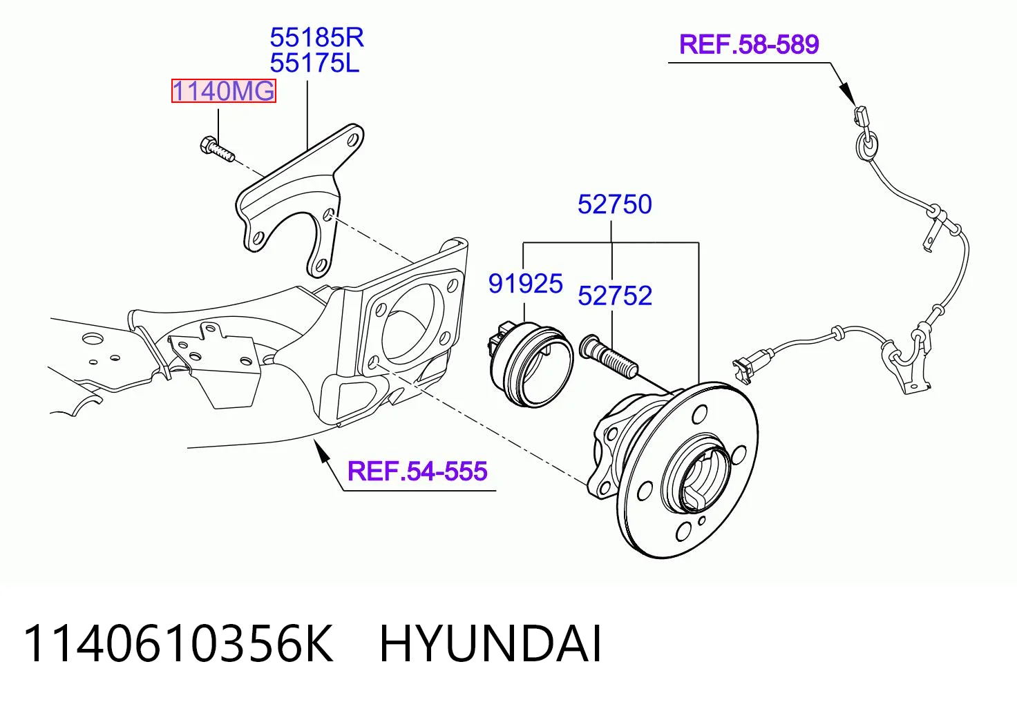 1140610356K Hyundai/Kia 