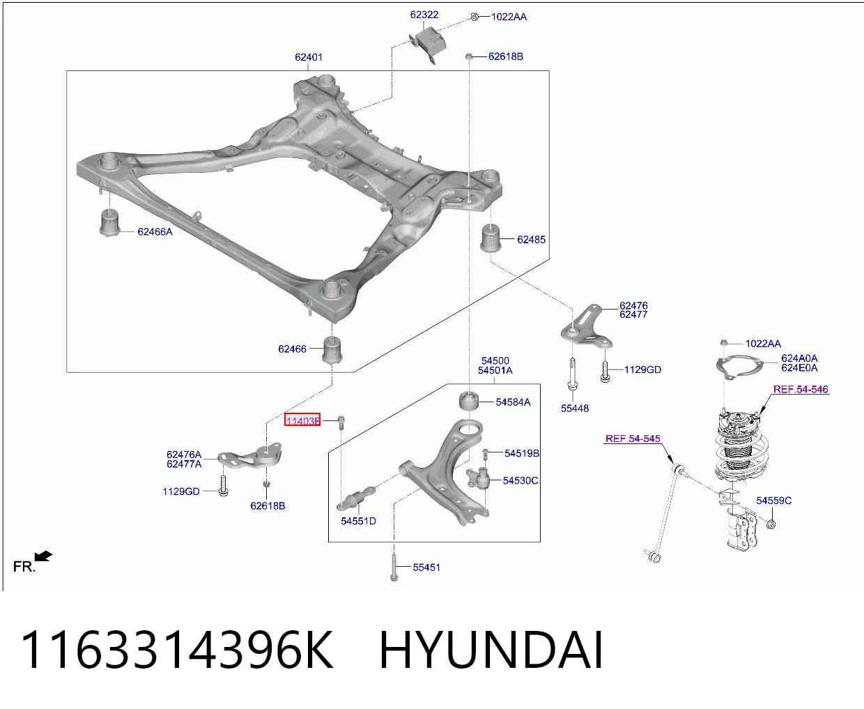 1163314396K Hyundai/Kia 