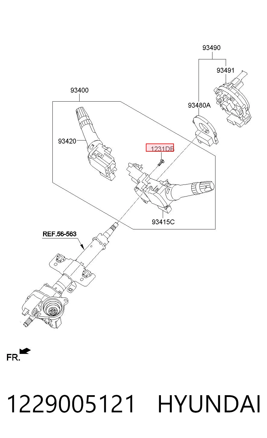 1229005121 Hyundai/Kia 