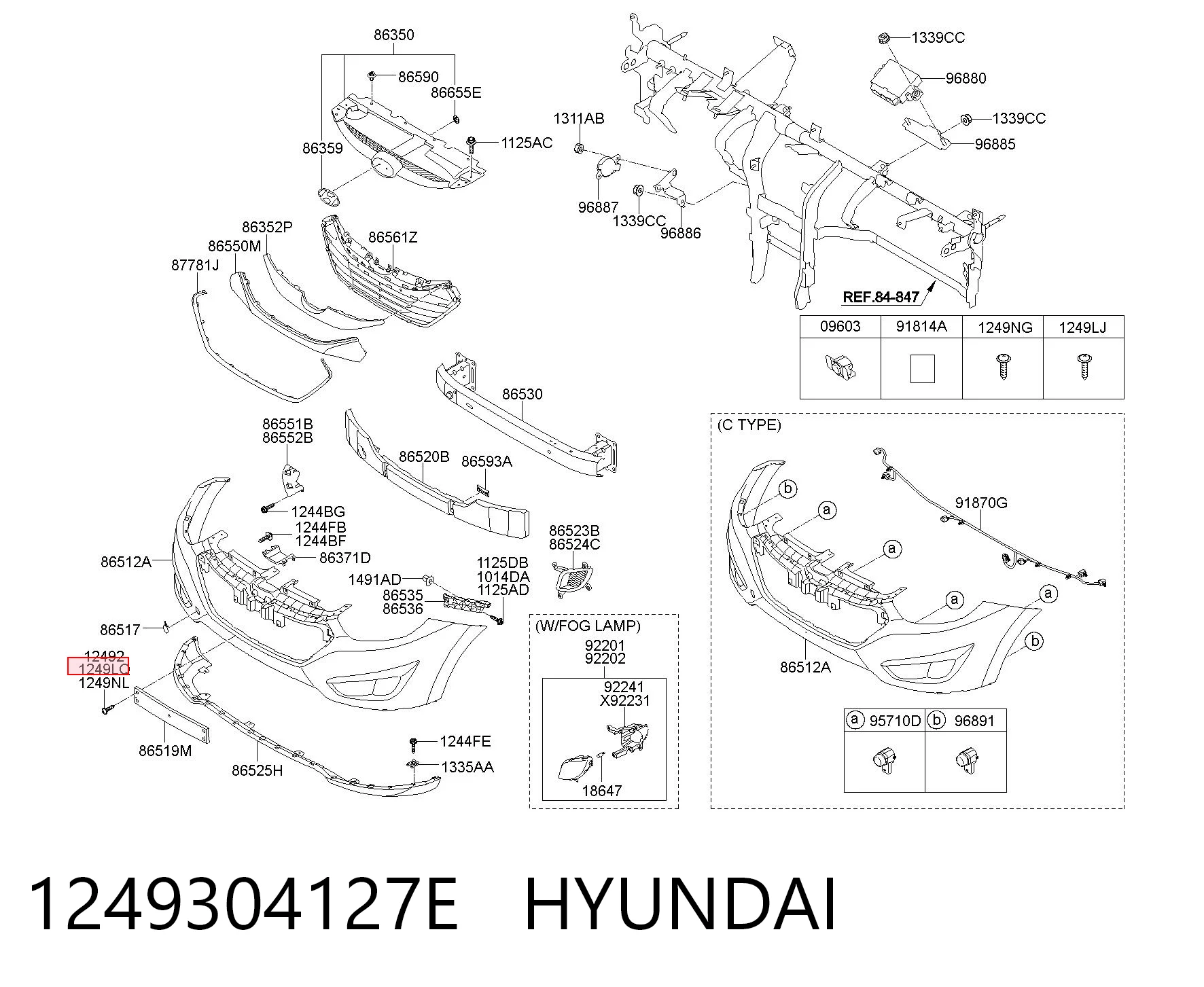 1249304127E Hyundai/Kia 