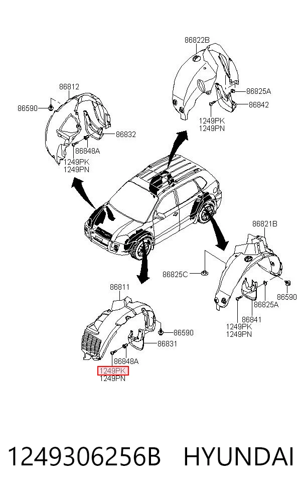 1249306256B Hyundai/Kia 