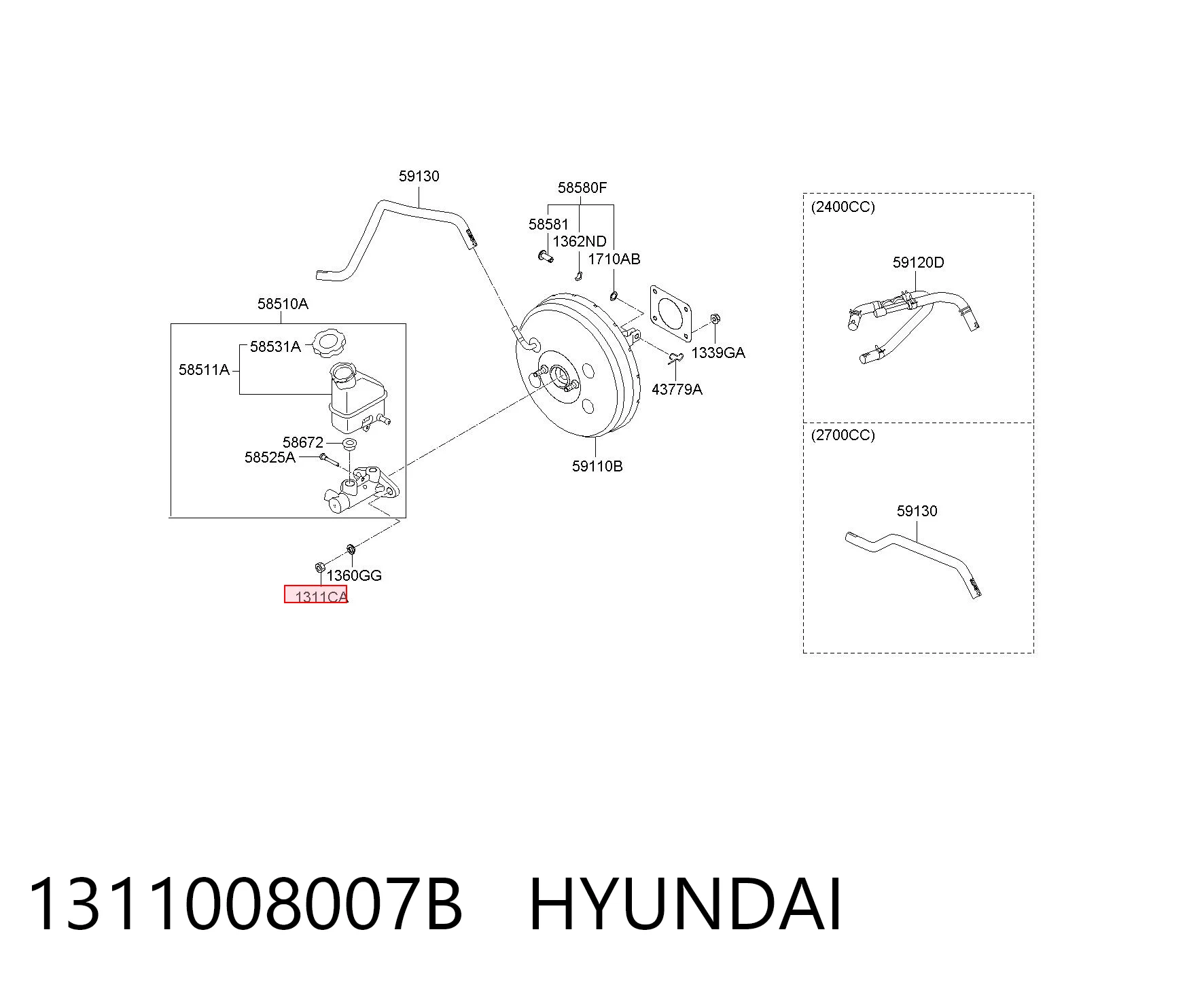1311008007B Hyundai/Kia 