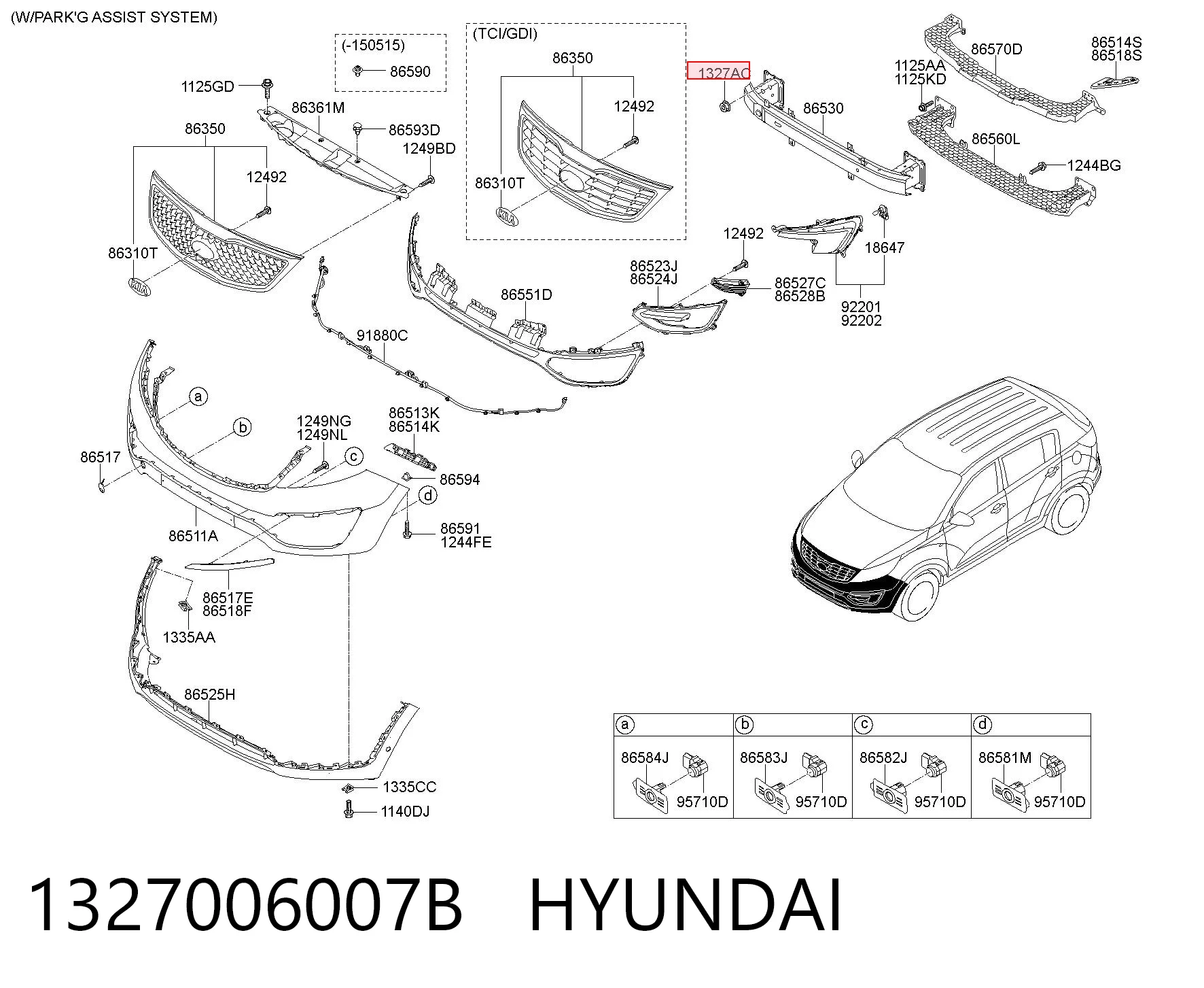 1327006007B Hyundai/Kia 