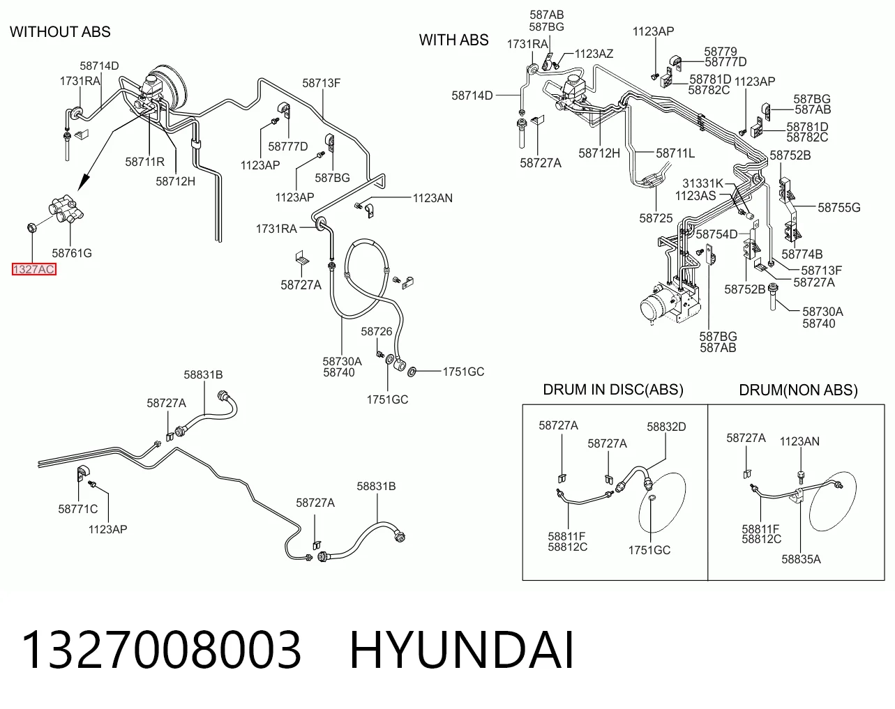 1327008003 Hyundai/Kia 