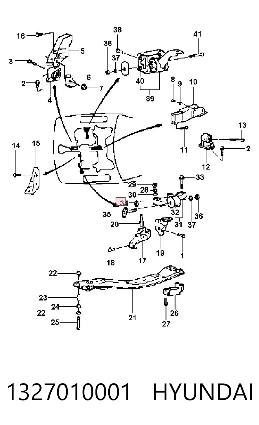 1327010001 Hyundai/Kia 
