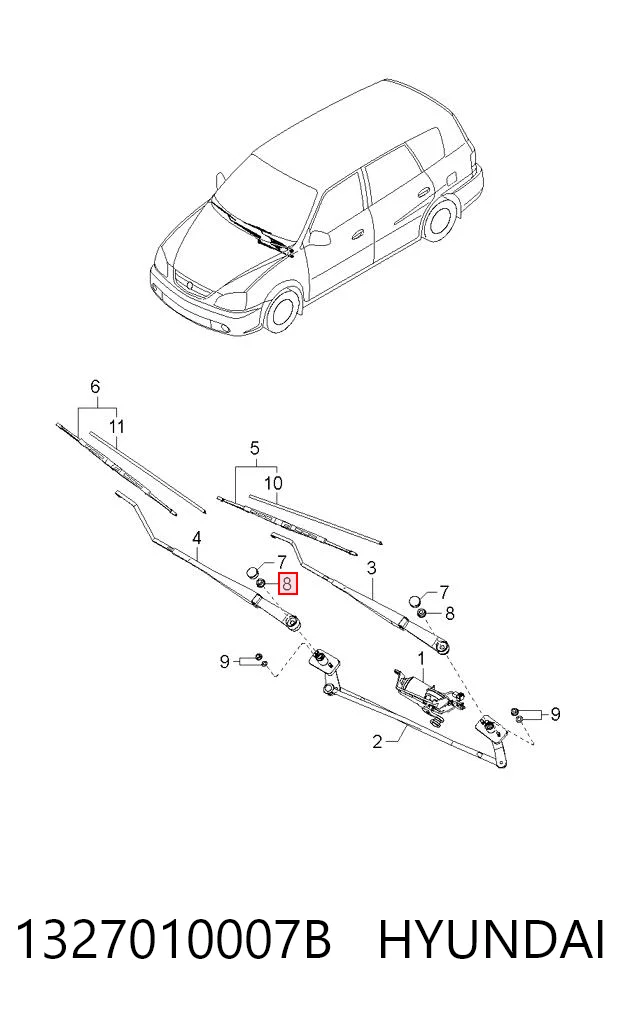 1327010007B Hyundai/Kia 