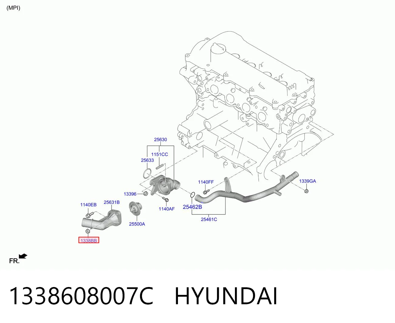 1338608007C Hyundai/Kia 