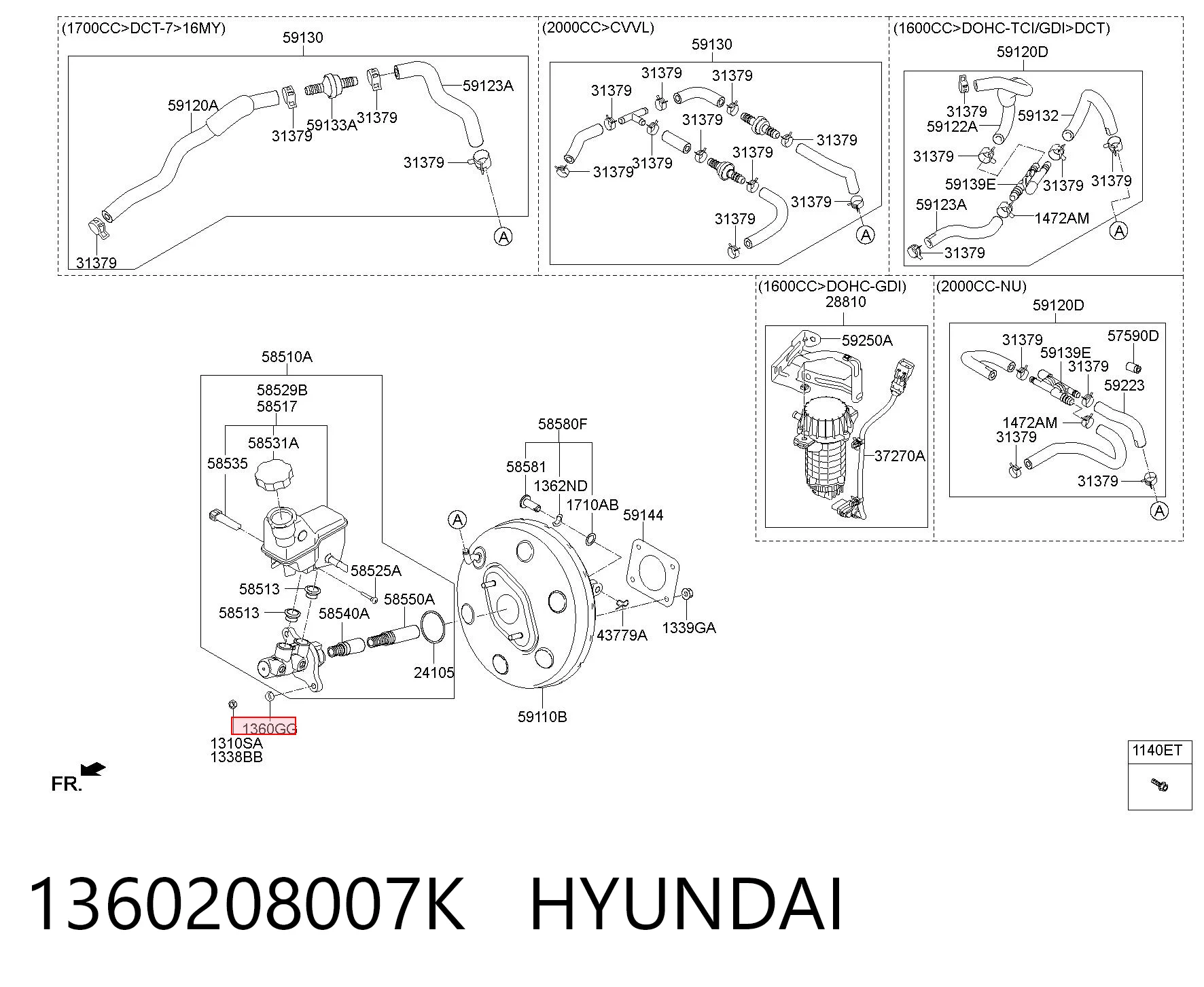 1360208007K Hyundai/Kia 