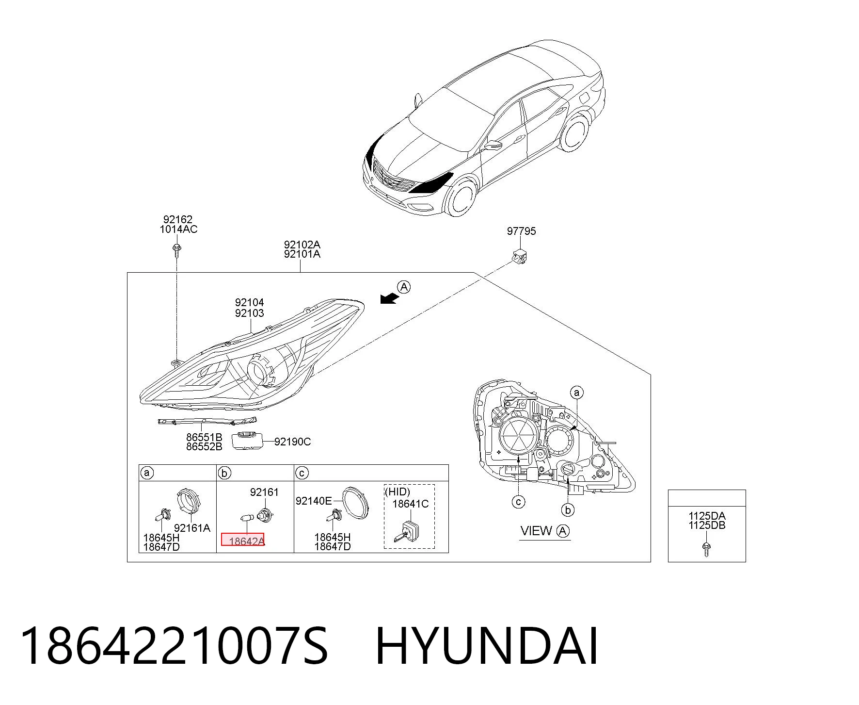 1864221007S Hyundai/Kia 