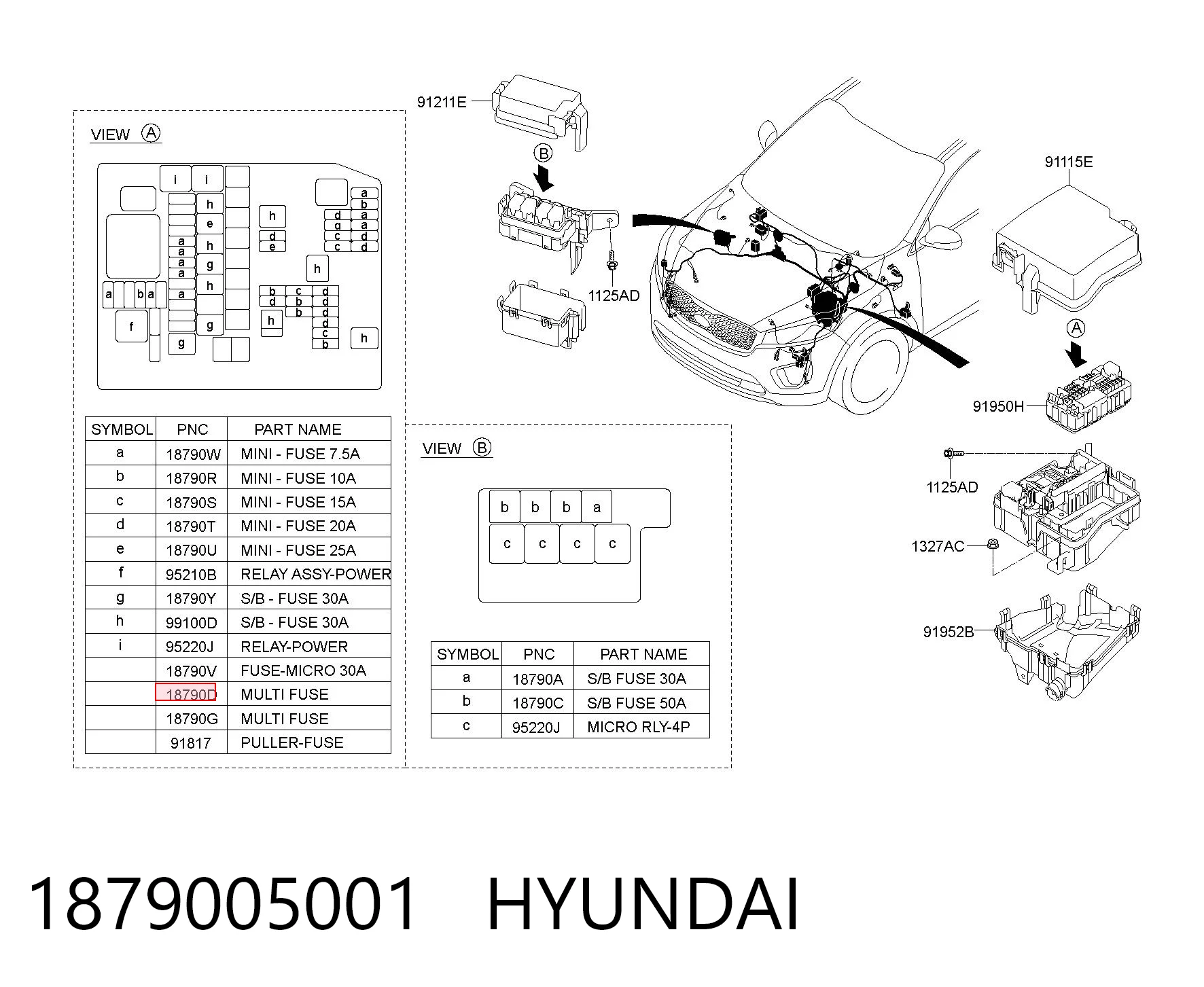 1879005001 Hyundai/Kia 