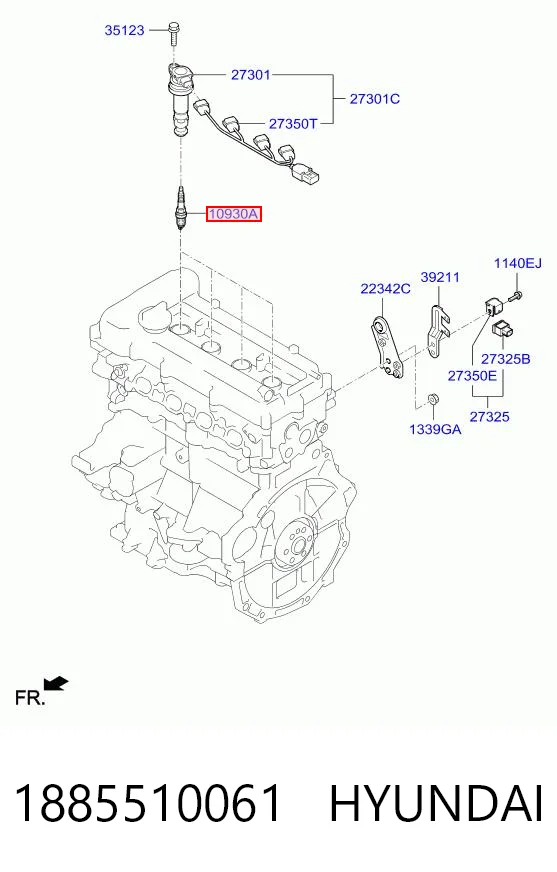 Свечи зажигания на Hyundai Accent IV RB