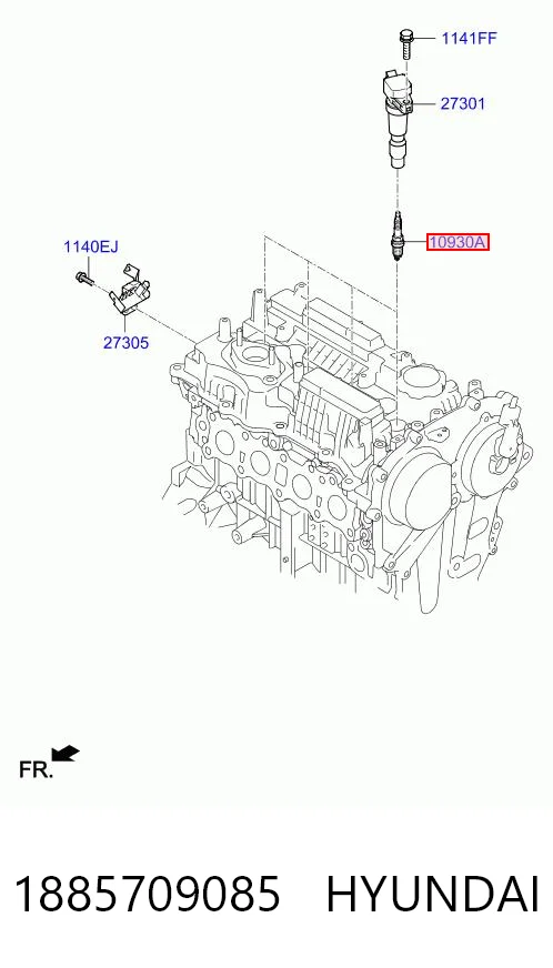 1885709085 Hyundai/Kia Свечи зажигания