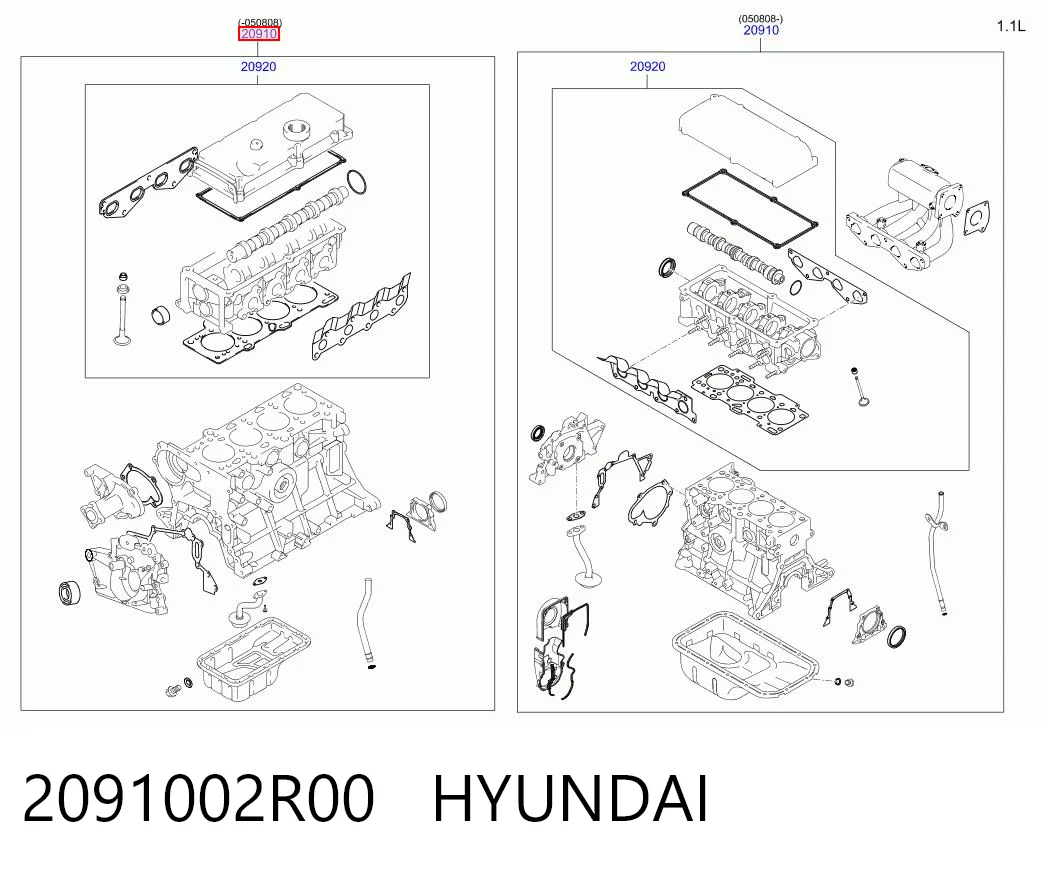 2091002R00 Hyundai/Kia