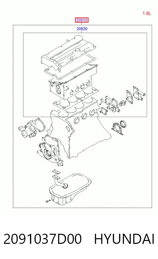 Полный комплект прокладок двигателя Landstar PFS4602000 цена, от 93.06 USD