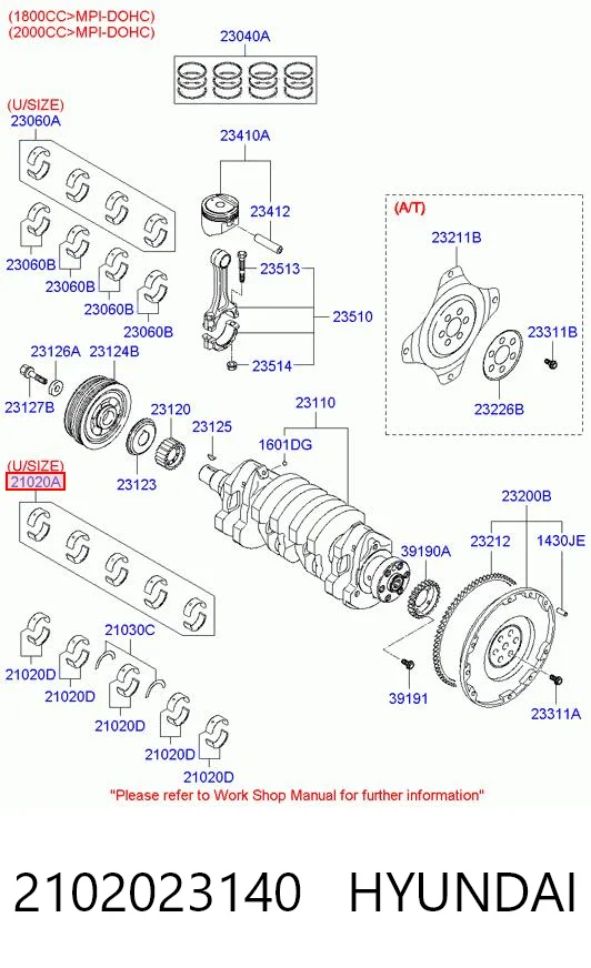 MS3878ASTD NDC Подшипник скольжения коленвала
