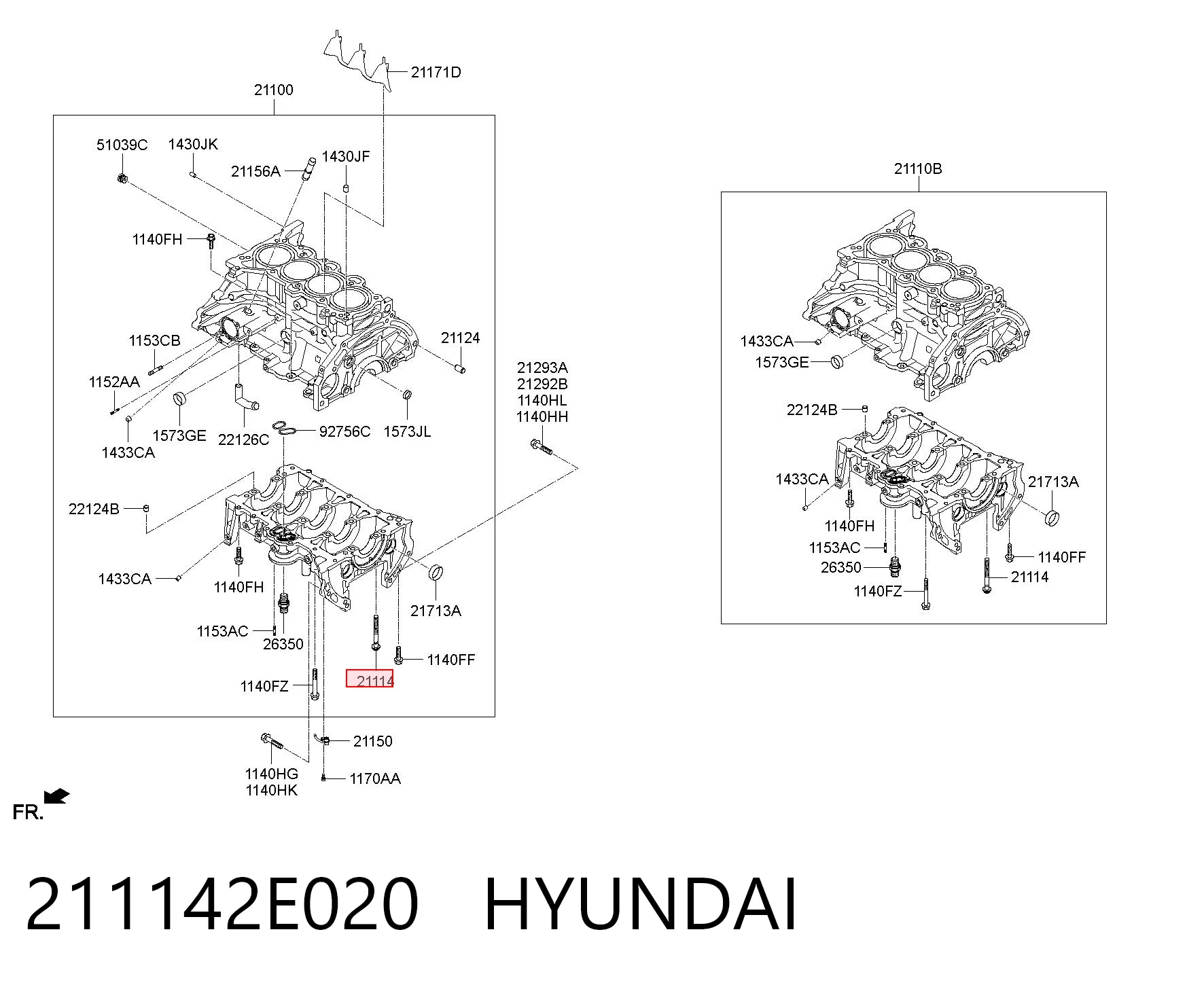 211142E020 Hyundai/Kia 