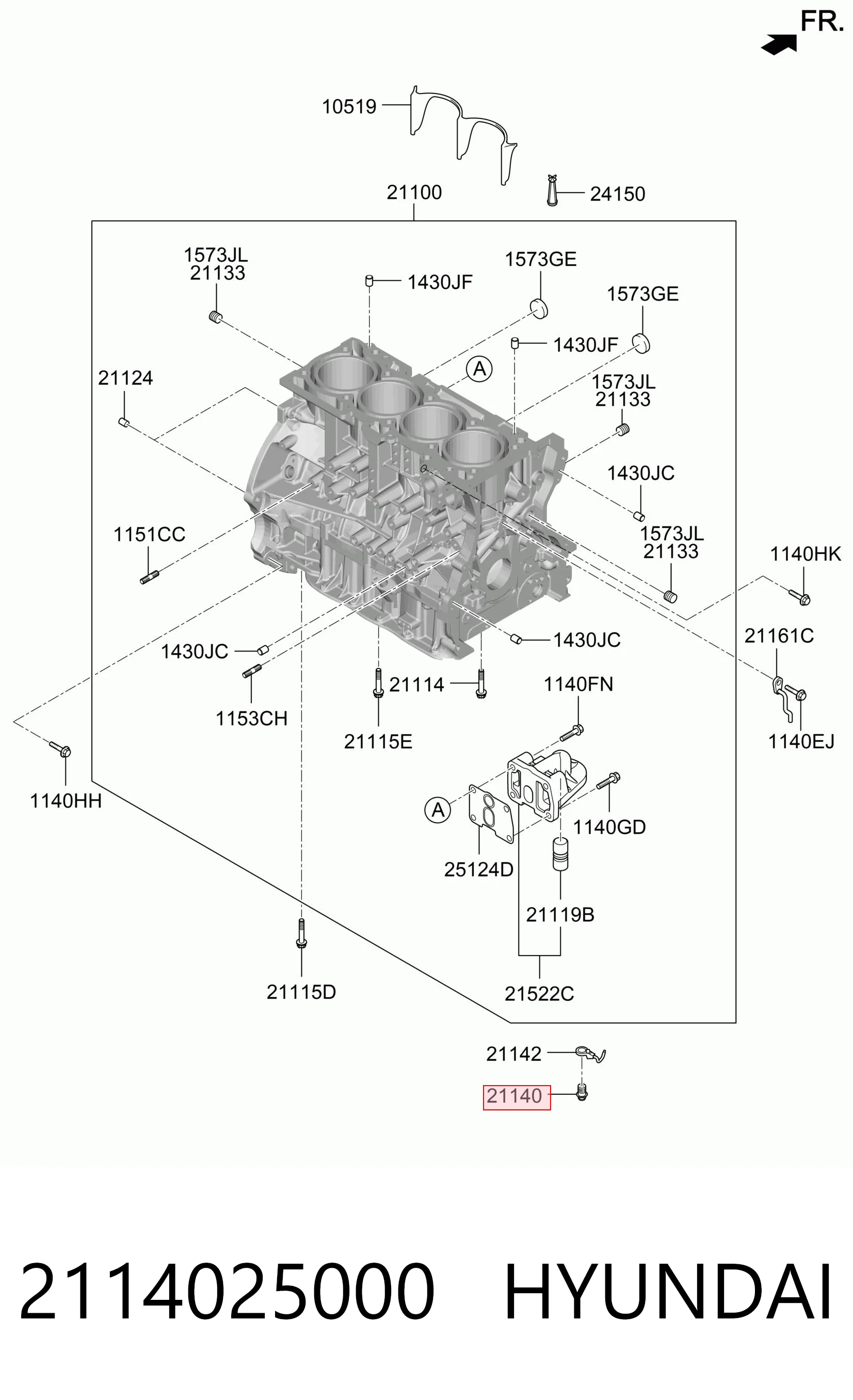 2114025000 Hyundai/Kia 