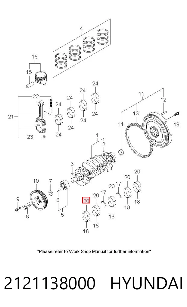 2121138000 Hyundai/Kia 