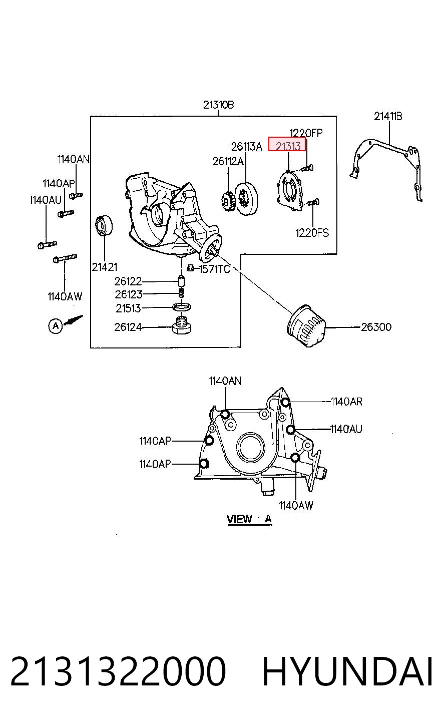 2131322000 Hyundai/Kia