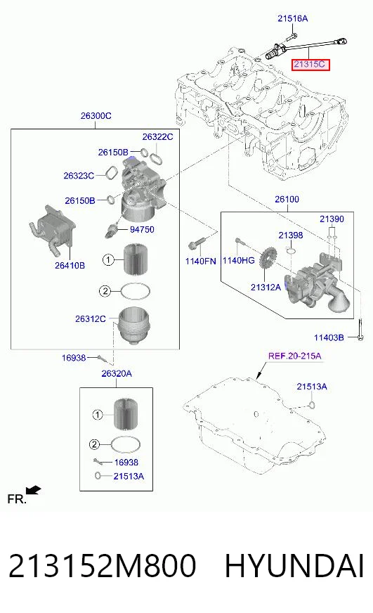 213152M800 Hyundai/Kia 