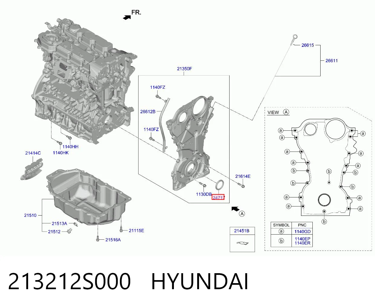 213212S000 Hyundai/Kia 