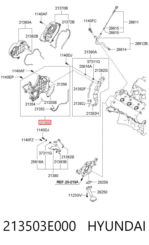 213503E000 Hyundai/Kia 