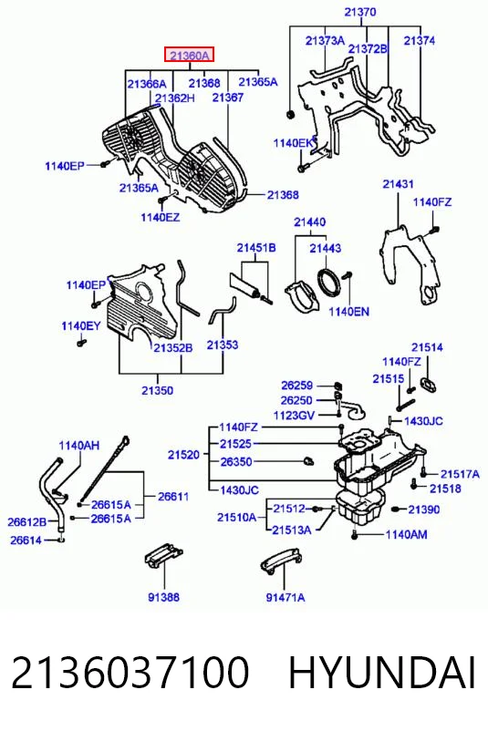 2136037100 Hyundai/Kia 