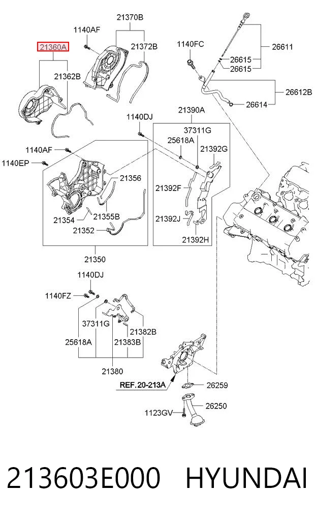 213603E000 Hyundai/Kia 