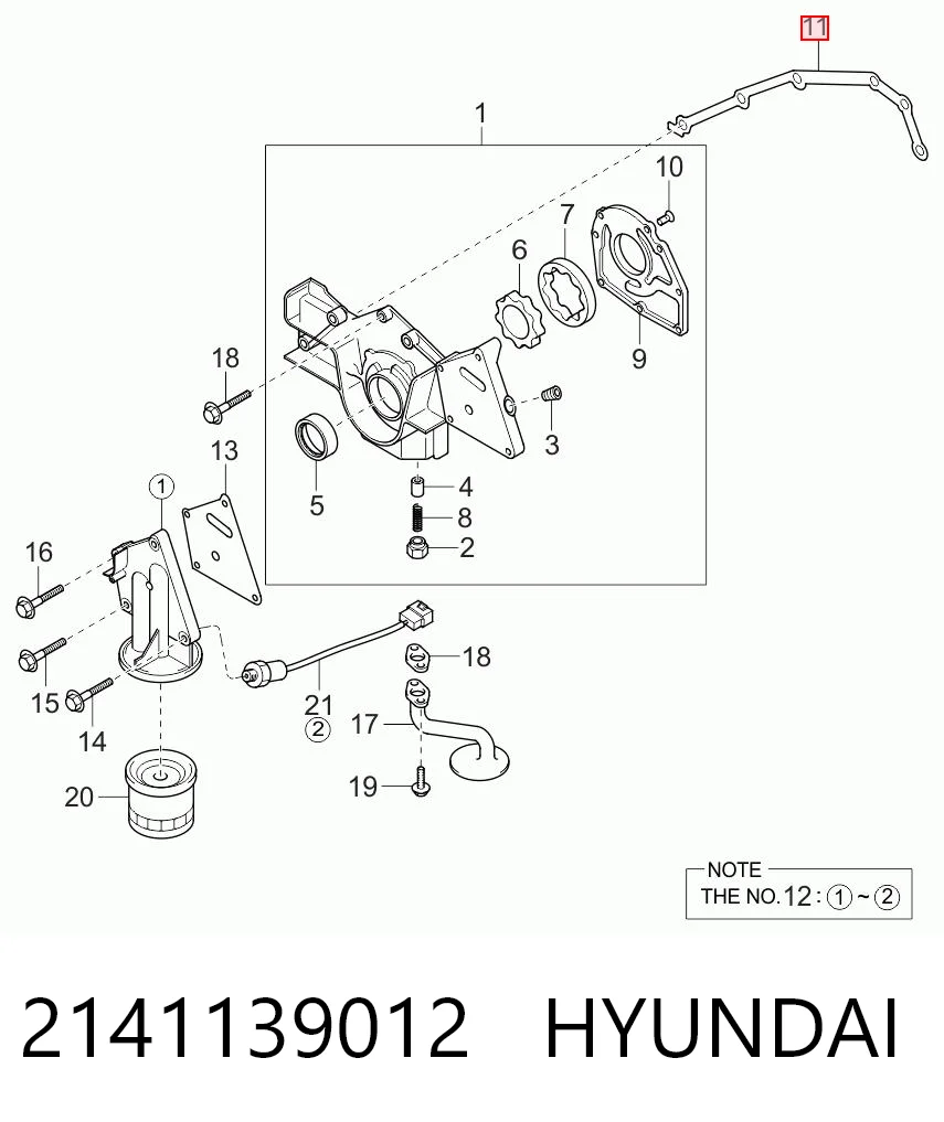 2141139012 Hyundai/Kia 