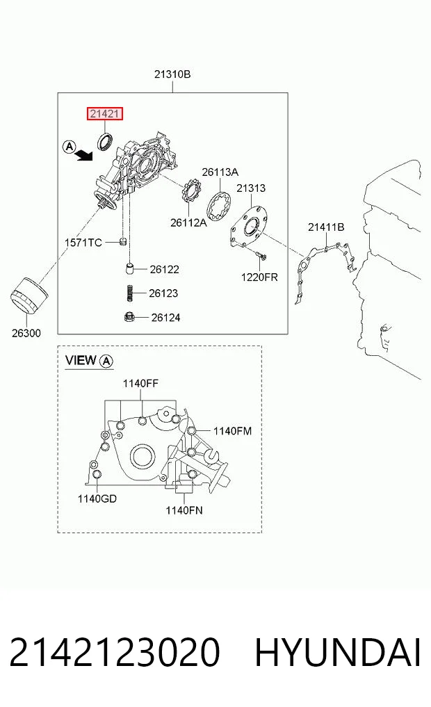 Купить OS1362 BGA Передний сальник коленвала