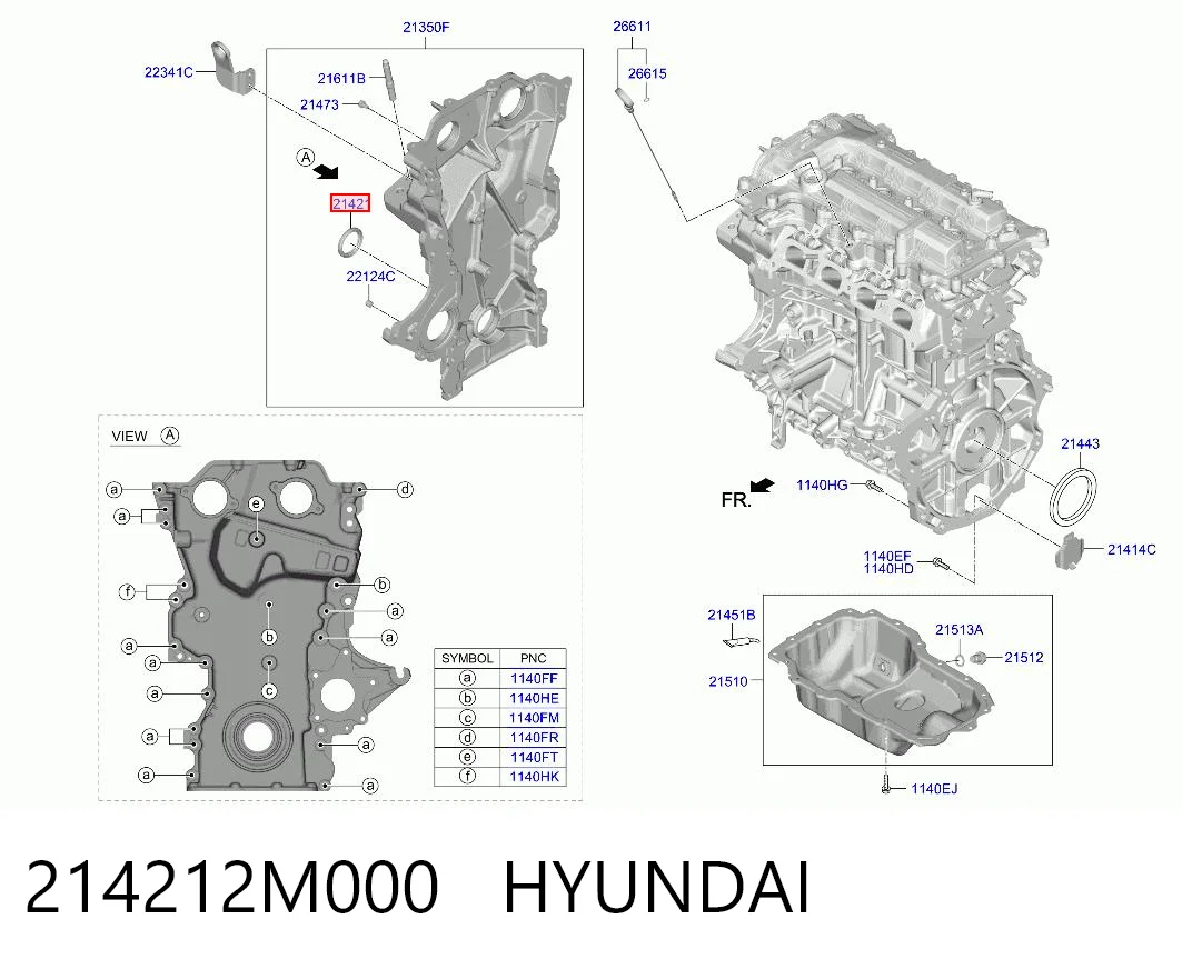 214212M000 Hyundai/Kia 