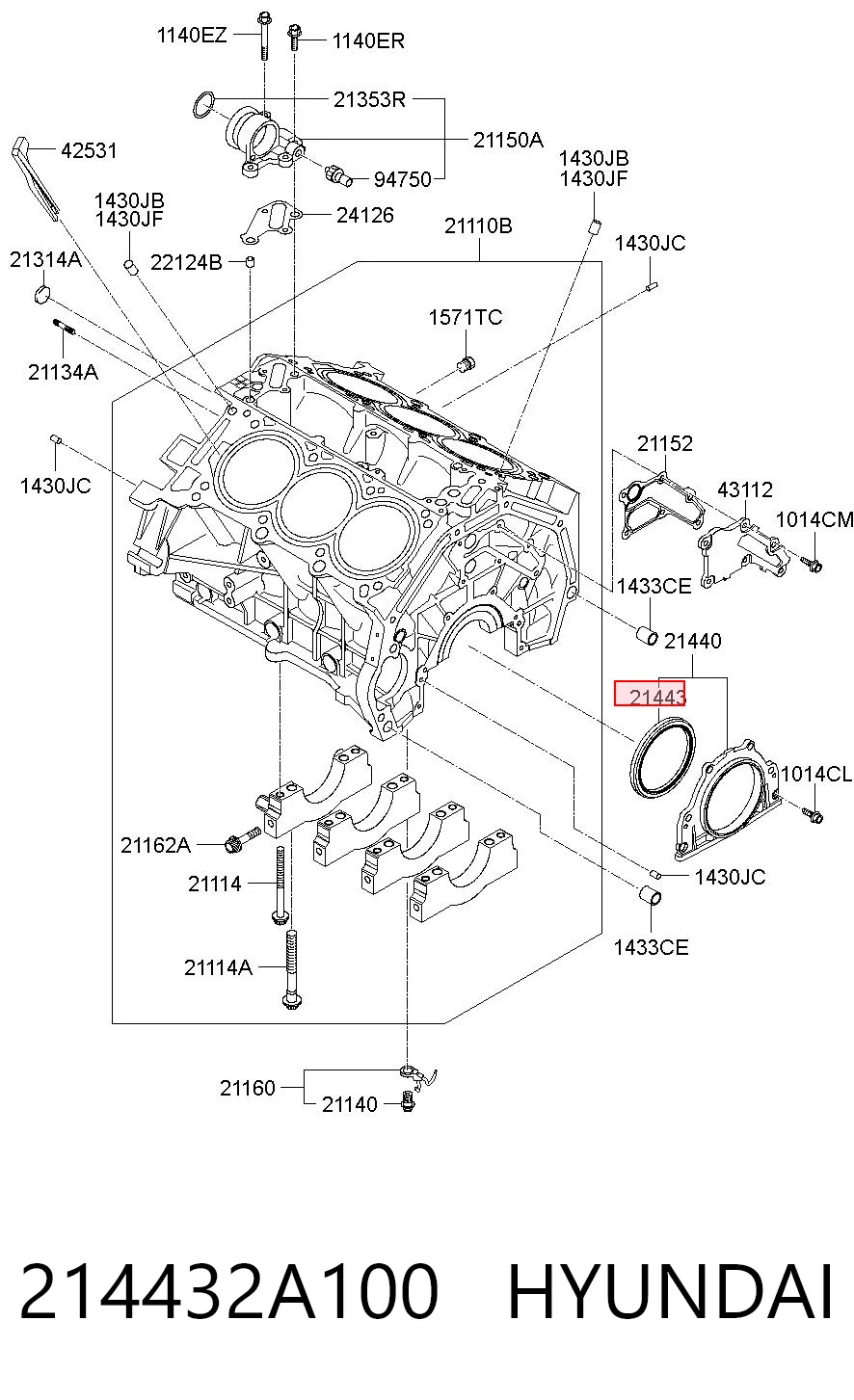Сальник коленвала задний NIPPON MOTORS OS105438S цена, от 10.15 USD