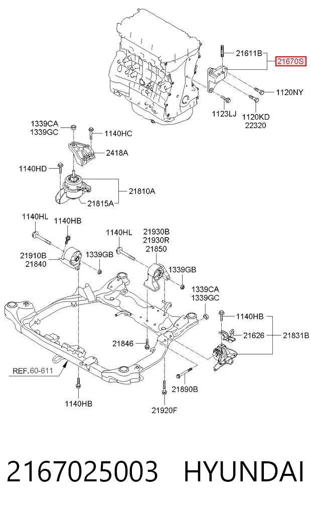 2167025003 Hyundai/Kia 