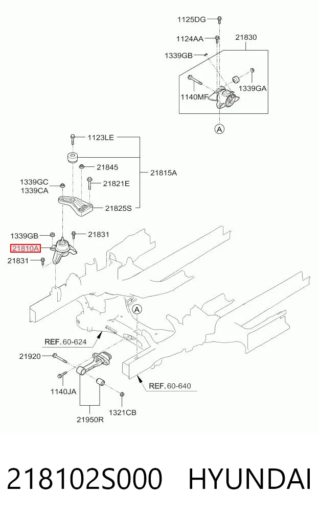 Правая подушка двигателя LMI43053 Lemforder