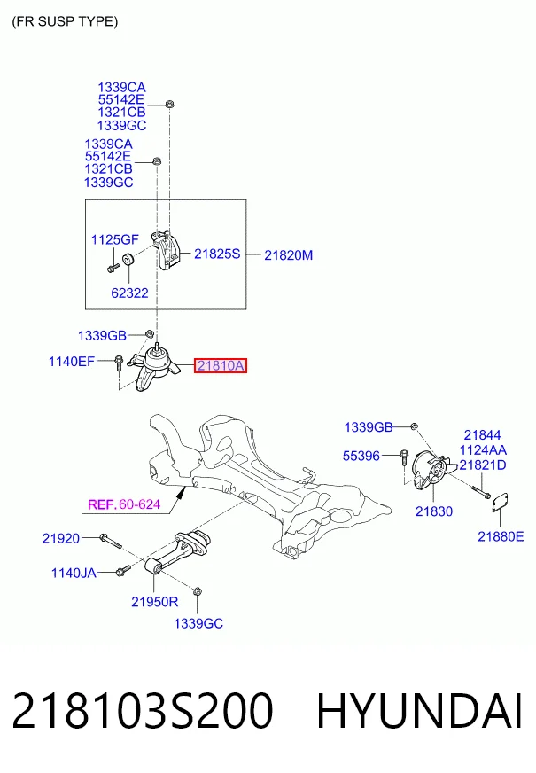30199172 AND Правая подушка двигателя