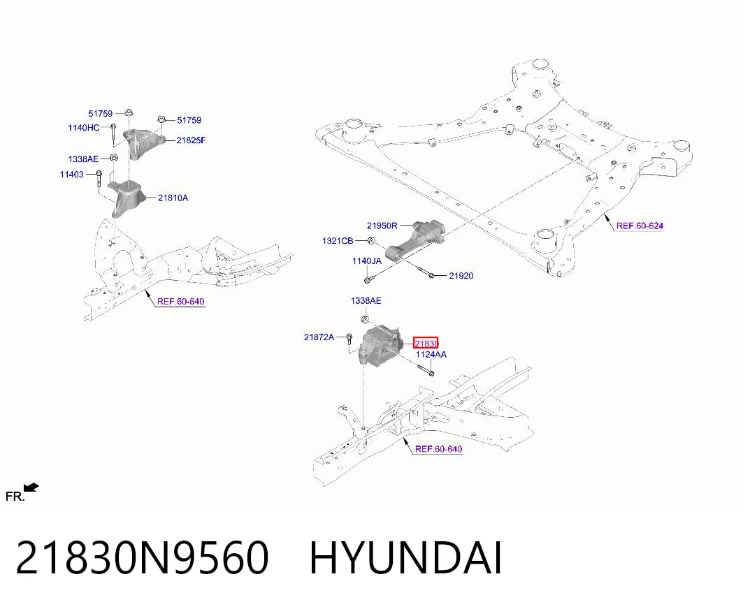 21830N9560 Hyundai/Kia 