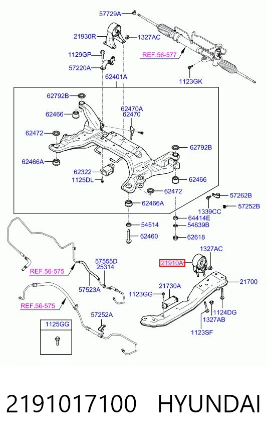 Передняя опора двигателя AP002382 PolyAuto