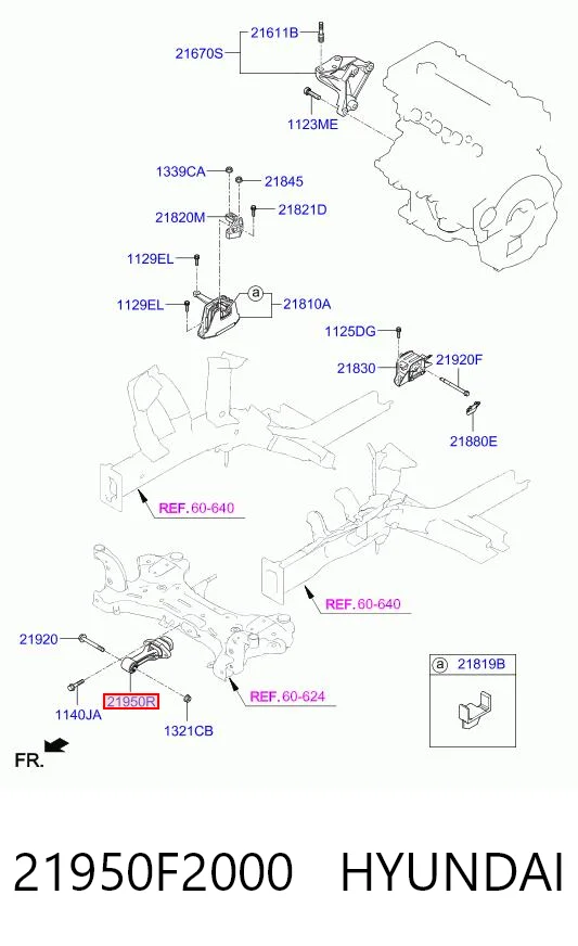 CZKH43 CTR Подушка передней опоры двигателя