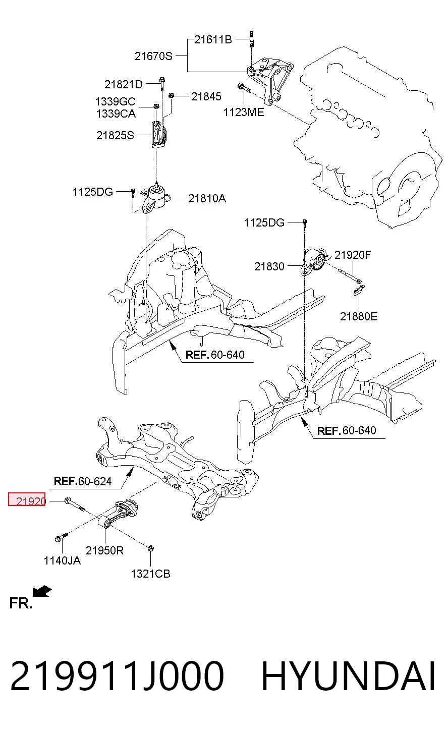 219911J000 Hyundai/Kia 
